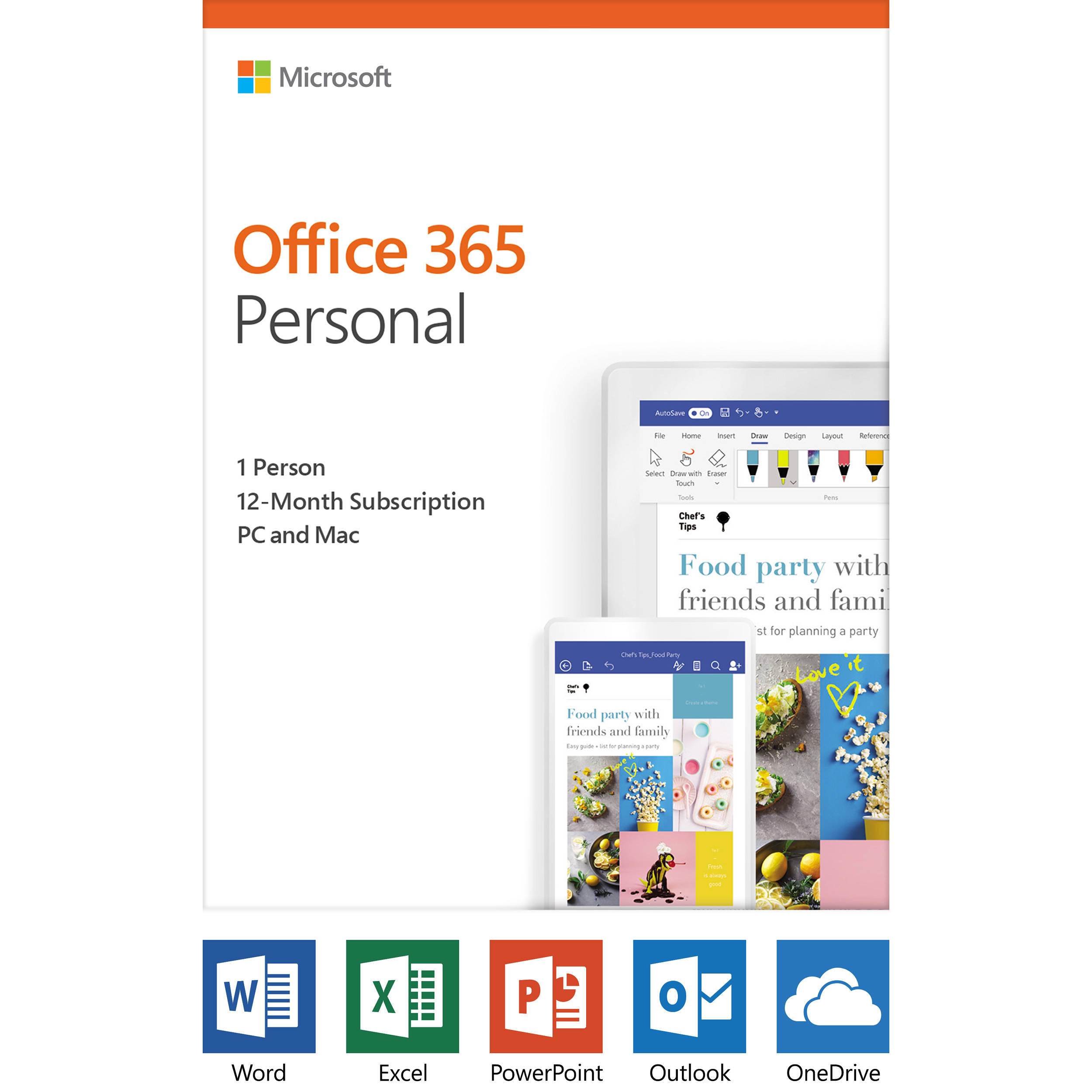 Office 365 Personal 1 User 12 Months US Global Tech   1551373726 1427925 